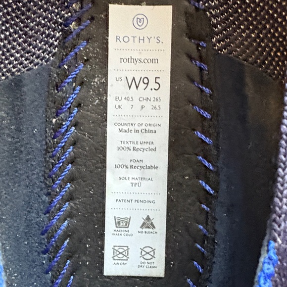 Rothy's Sagittarius Zodiac Women's Navy Blue Loafers - Picture 6 of 9